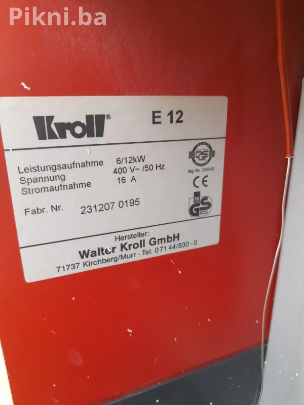 Industrijski Grijač TOP KROLL E 12 - 12kW (Njemački Kvalitet)