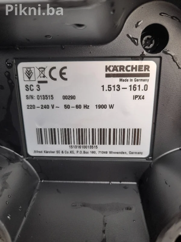 KARCHER SC 3 Parni čistač / Ispravan 100% paročistač