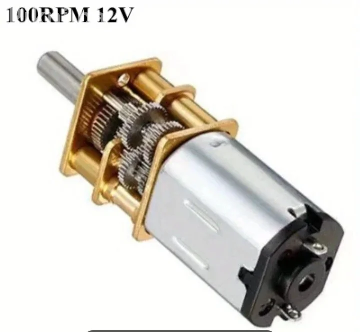 Mikro DC motor sa metalnim zupčanicima GA12-N20 (12V / 100 RPM)
