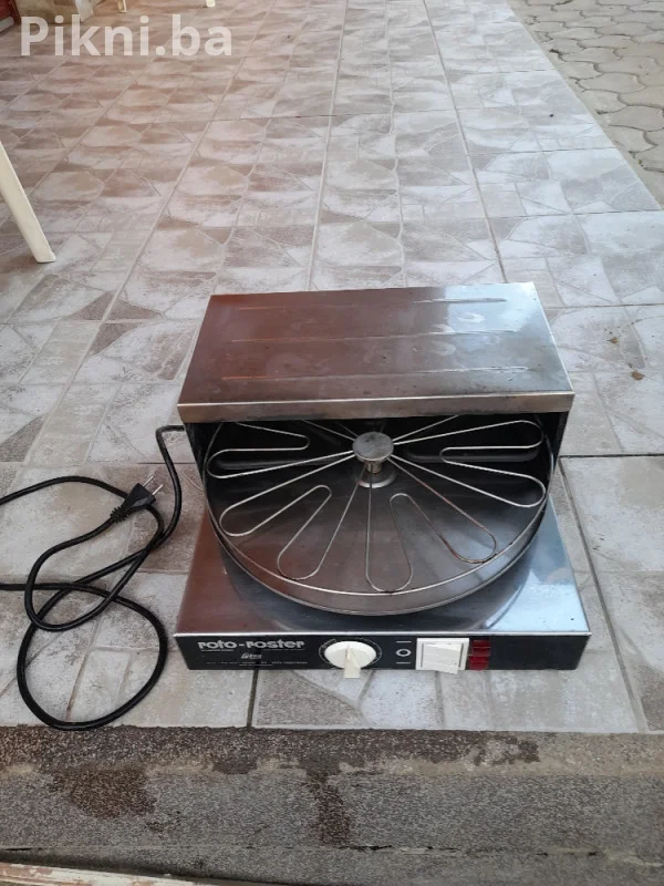 ROTO ROSTER IKON Retro Rotacioni Toster Gril Švicarski inox roštilj