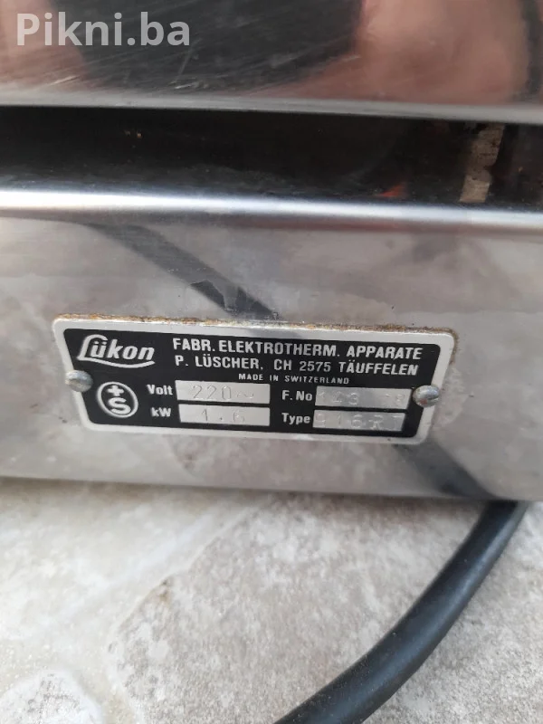 ROTO ROSTER IKON Retro Rotacioni Toster Gril Švicarski inox roštilj