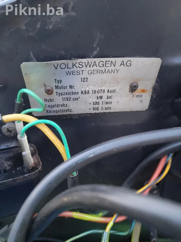 PROFESIONALNA VATROGASNA PUMPA ROSENBAUER - VW Buba Motor