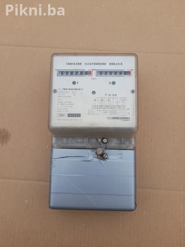 Trofazno Elektronsko Brojilo MIKELEKTRONIKA ČAJAVEC -