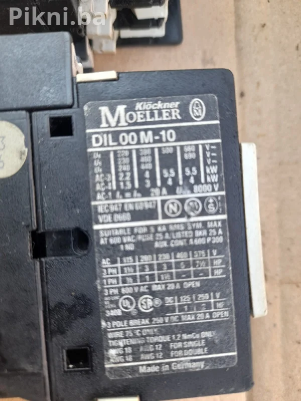 Sklopke / Kontaktori Klockner Moeller 20A 220V (4kW)