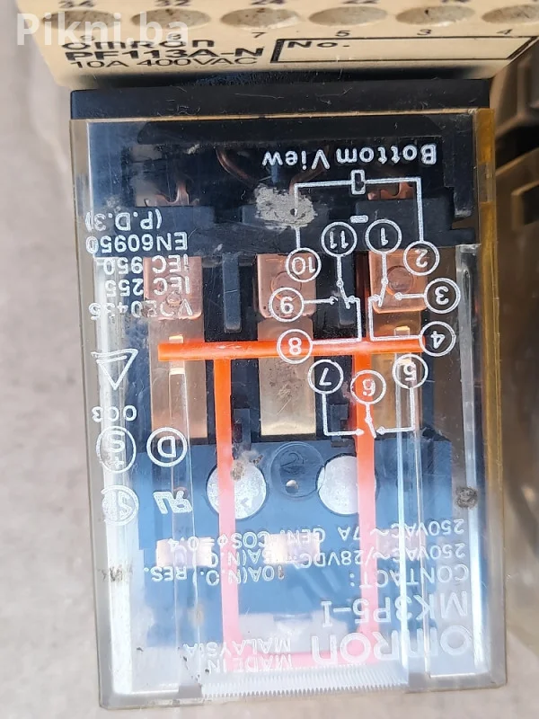 Industrijski Releji FINDER i SCHRACK sa Podnožjem (230V AC)