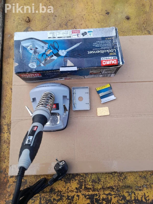 NOVO! DURO Pro Komplet Set za Lemljenje 30W (sa Stalkom, Stezaljkama)
