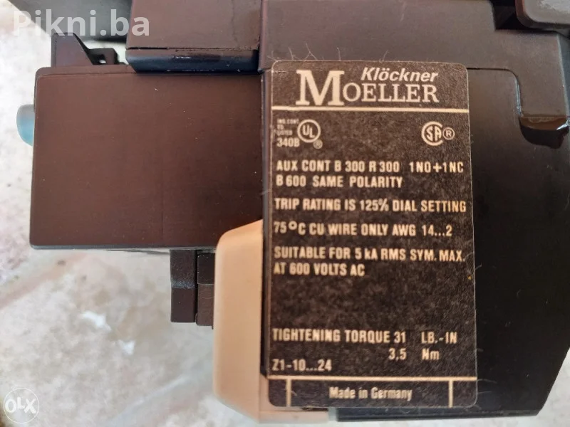 Termalni Relej Z1-24 (Bimetalna Zaštita) - Klockner Moeller (16-2