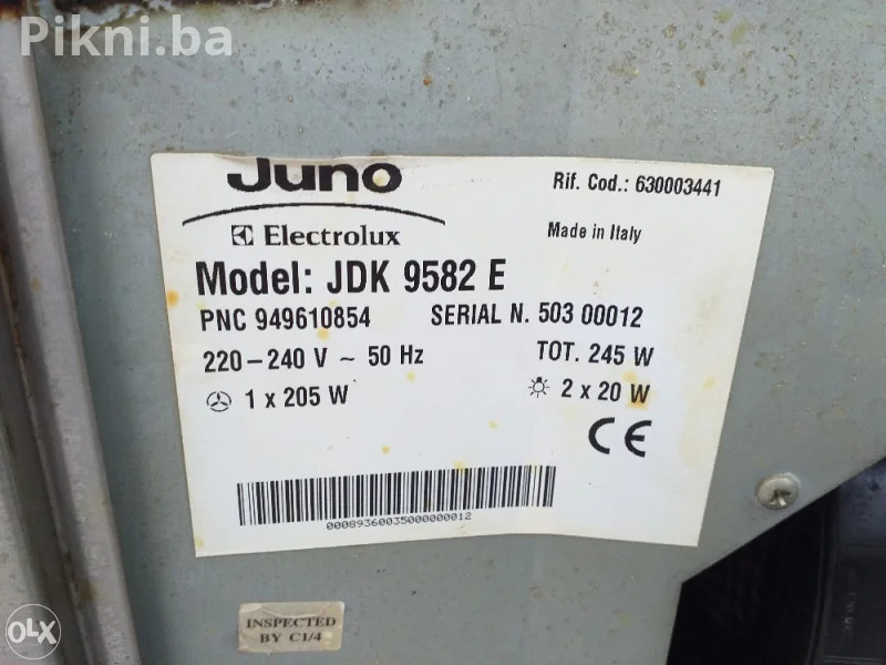Kuhinjska napa ELEKTROLUX 90x50cm ČITAJ POD DETALJNO