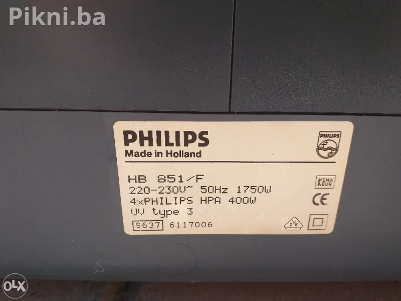 Profesionalni Kućni Solarij PHILIPS HB 851/F - 100% ISPRAVAN!