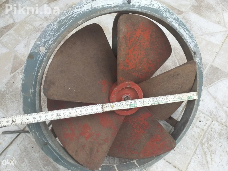 Industrijski ventilator turbina citaj pod detaljno