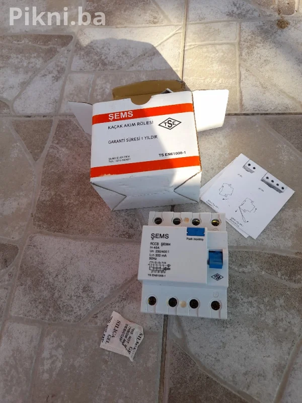 Fid skloka Sems 40A 300ma fideo kontaktor prekidac