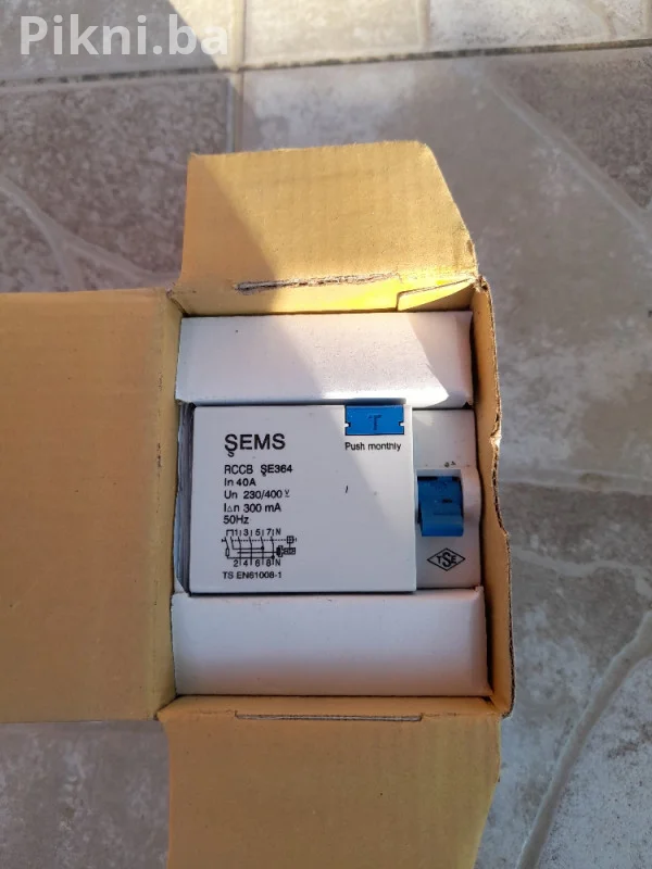 Fid skloka Sems 40A 300ma fideo kontaktor prekidac