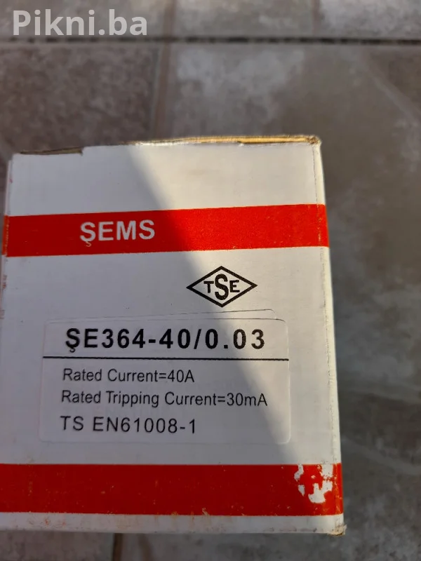 Fid skloka Sems 40A 300ma fideo kontaktor prekidac