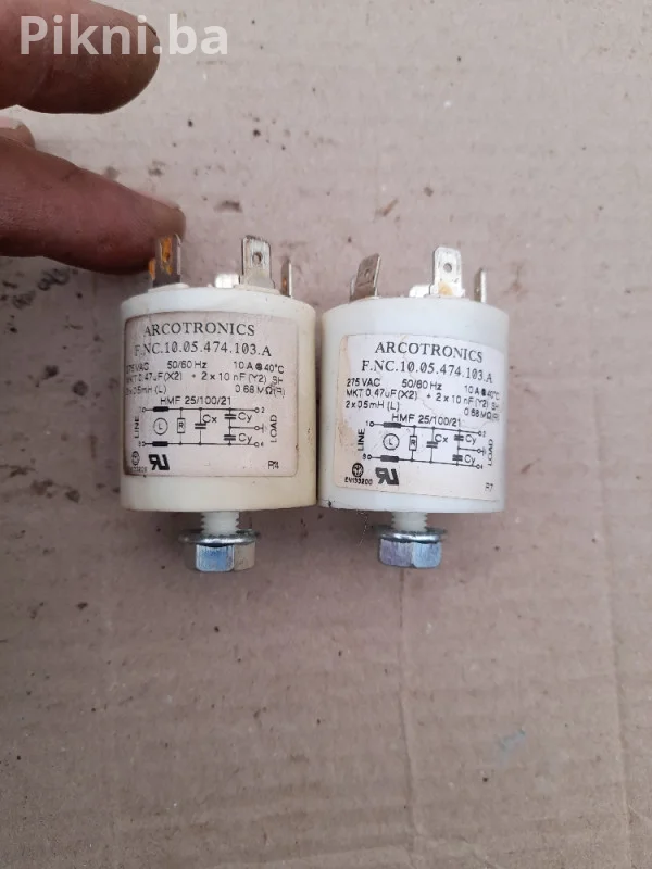 Kondezator 0,47mfx2 2x10mf kafe aparat saeco spidem dijelovi