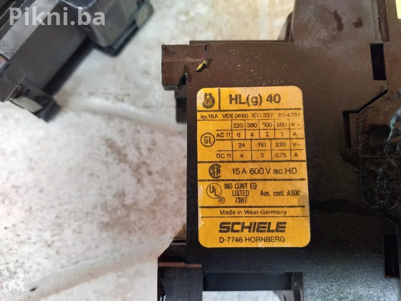 KONTAKTOR Elektro sklopka schiele 15A germany