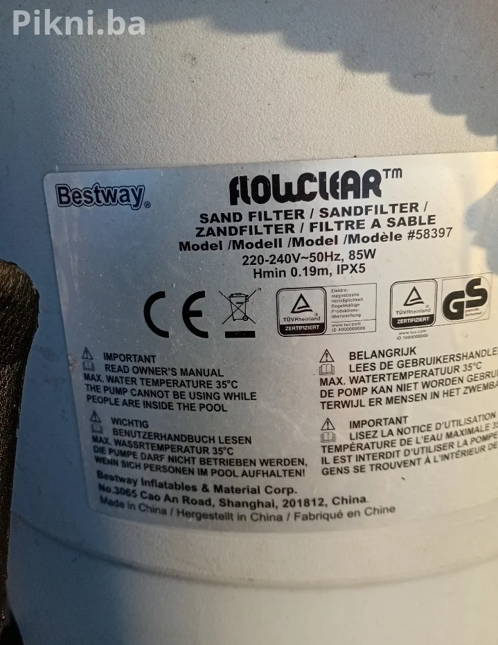 🏊 Bestway Flowclear Peščana Pumpa za Bazen – Potpuno Ispravna