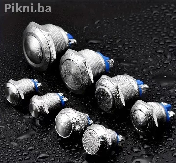 🔘 Metalni Taster Prekidač 16mm (High Head) sklopka