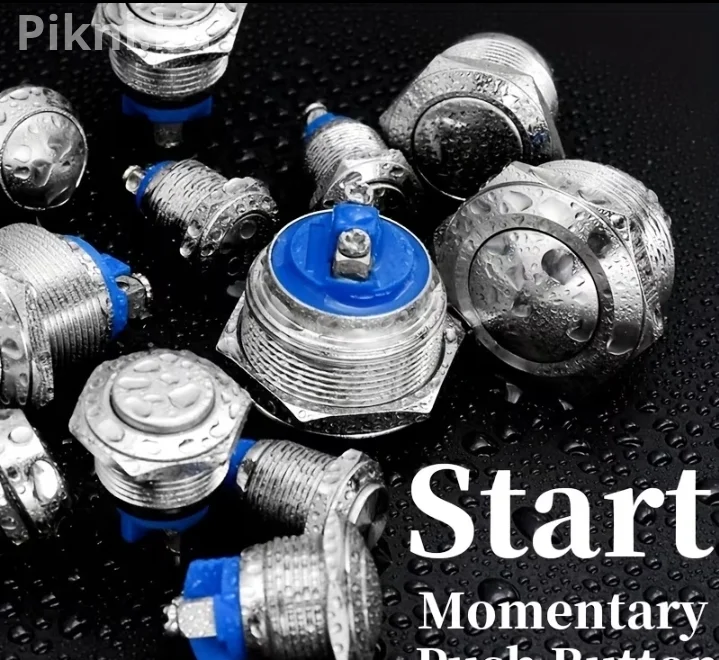 🔘 Metalni Taster Prekidač 16mm (High Head) sklopka