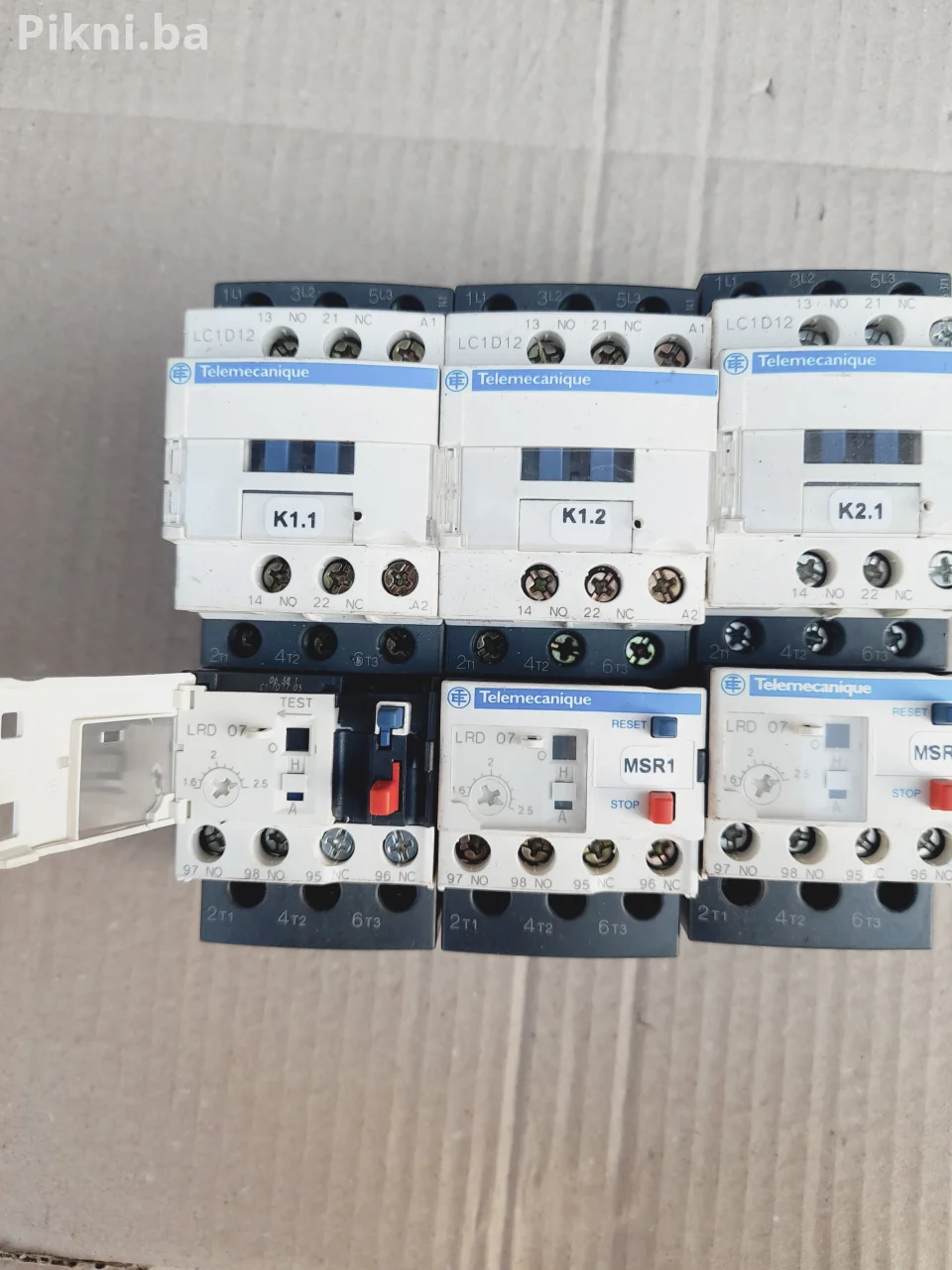 ⚡ Schneider Electric Kontaktor sklopka prekidačLC1D12 + Termički Relej LRD07 (Ispravno) ⚡