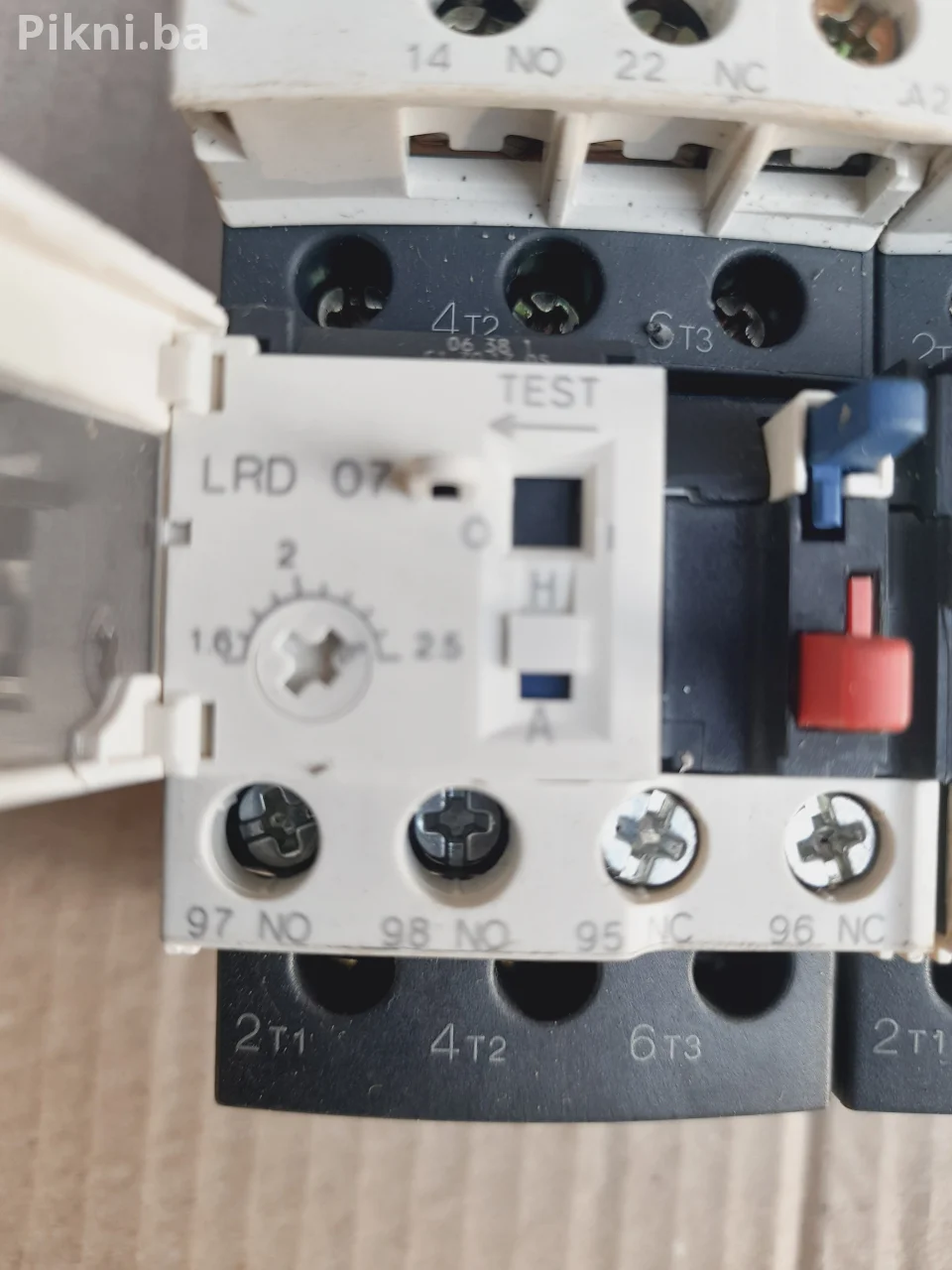 ⚡ Schneider Electric Kontaktor sklopka prekidačLC1D12 + Termički Relej LRD07 (Ispravno) ⚡