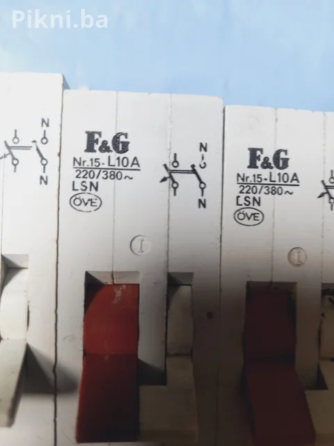 ⚡ Automatski osigurači F&G – razne amperaže 10A 12A 16A prekidači 4