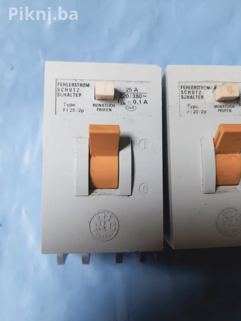 ⚡ FID Zaštitne sklopke (F&G / Elin) – Testirane i ispravne 25A 40A 7