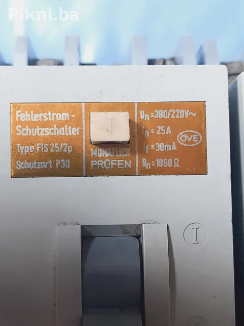 ⚡ FID Zaštitne sklopke (F&G / Elin) – Testirane i ispravne 25A 40A 6