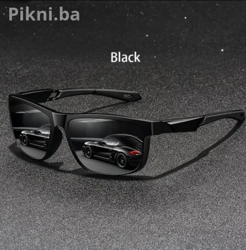 MUST HAVE! VOZAČKE NAOČALE 100% CRNE - Polarizovane, Anti-Odsjaj 4