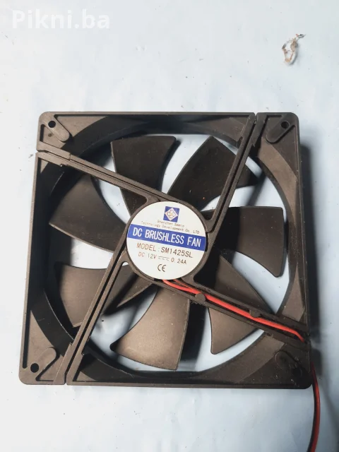 snažni ventilator za hlađenje 140x140mm - hedy 12v turbina