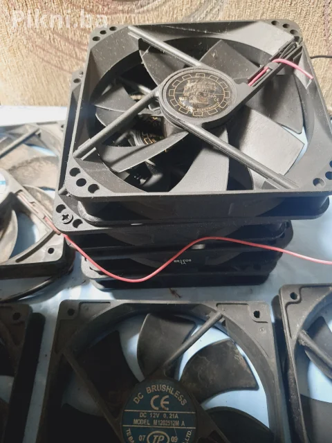 DC ventilatori 120x120mm (12V) - Veliki izbor (10 komada) turbina 5