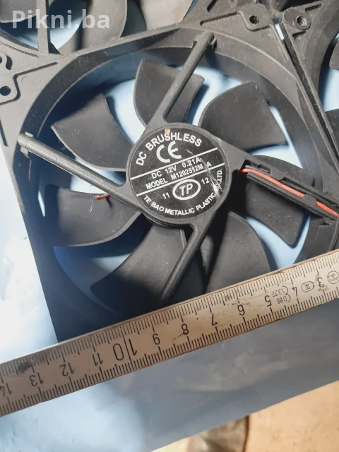 DC ventilatori 120x120mm (12V) - Veliki izbor (10 komada) turbina 3