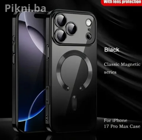 Luxury MagSafe Maska za iPhone 17 Pro Max + Zaštita Kamera