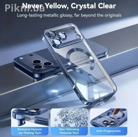 Luxury MagSafe Maska za iPhone 17 Pro Max + Zaštita Kamera 6