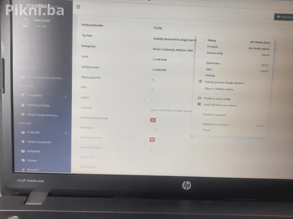 hp probook 4740s - aluminijumski biznis laptop