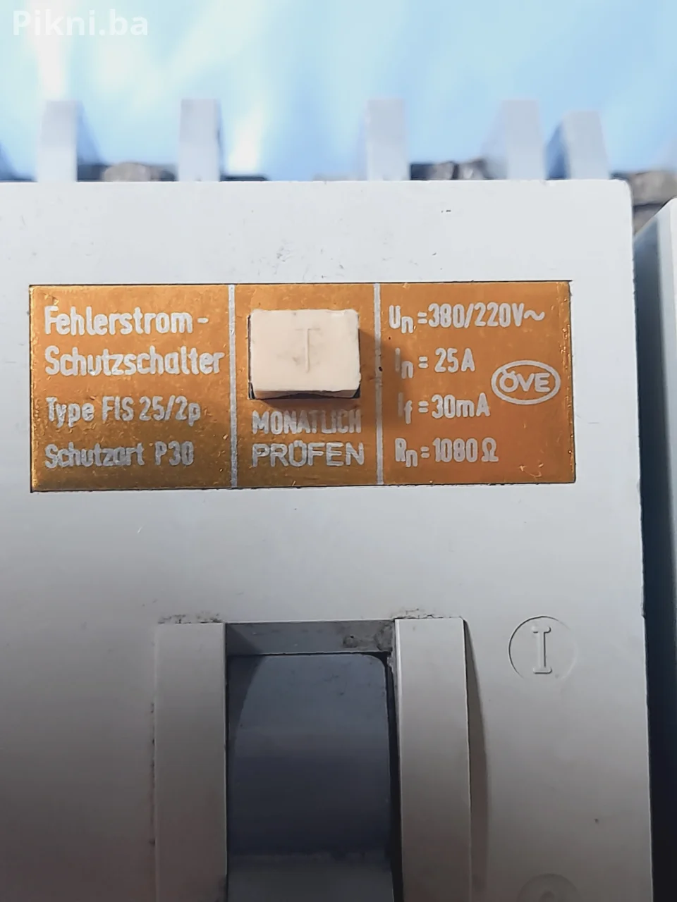 ⚡ FID Zaštitne sklopke (F&G / Elin) – Testirane i ispravne 25A 40A