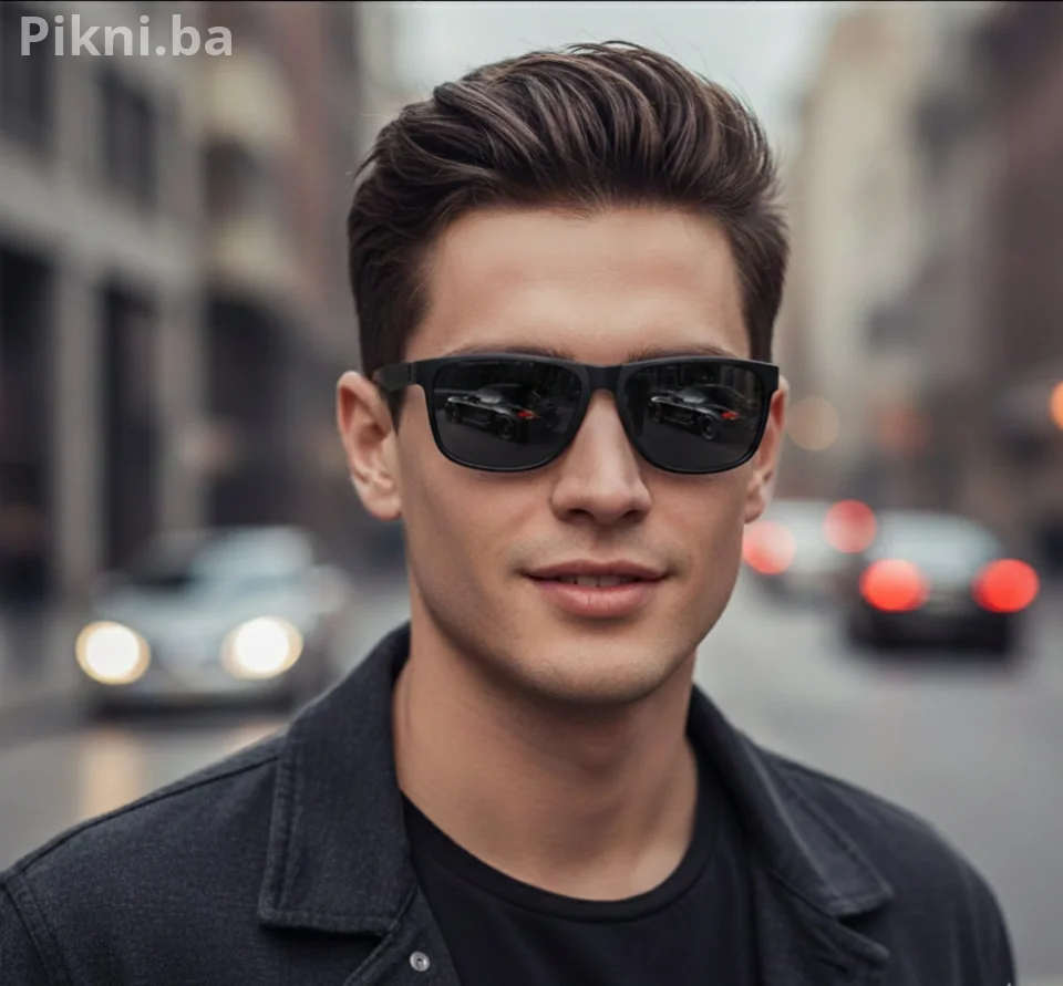 MUST HAVE! VOZAČKE NAOČALE 100% CRNE - Polarizovane, Anti-Odsjaj