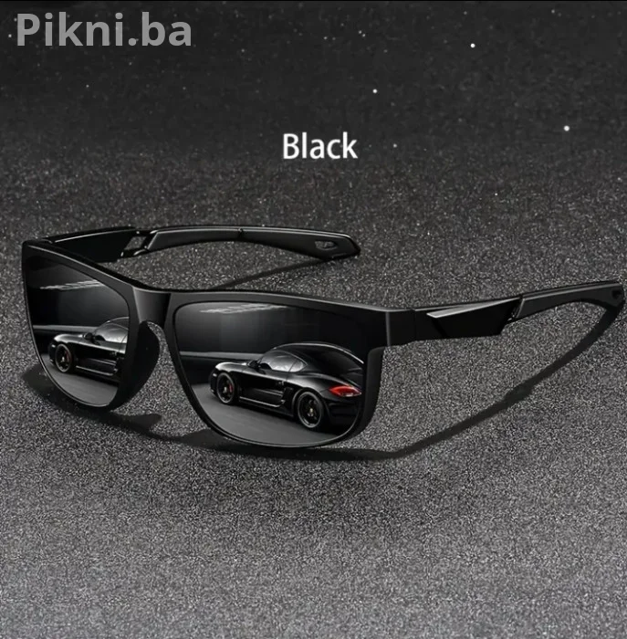 MUST HAVE! VOZAČKE NAOČALE 100% CRNE - Polarizovane, Anti-Odsjaj