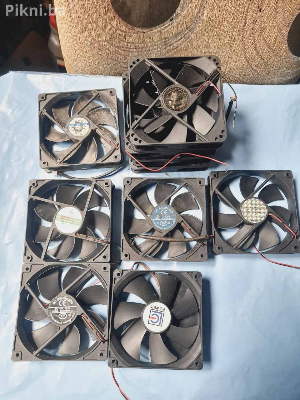 DC ventilatori 120x120mm (12V) - Veliki izbor (10 komada) turbina