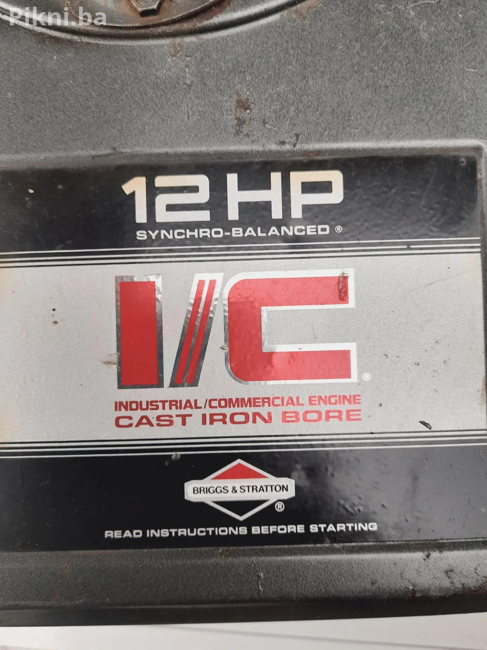 Oklop motora i poteznica Briggs & Stratton 12 HP I/C original starter