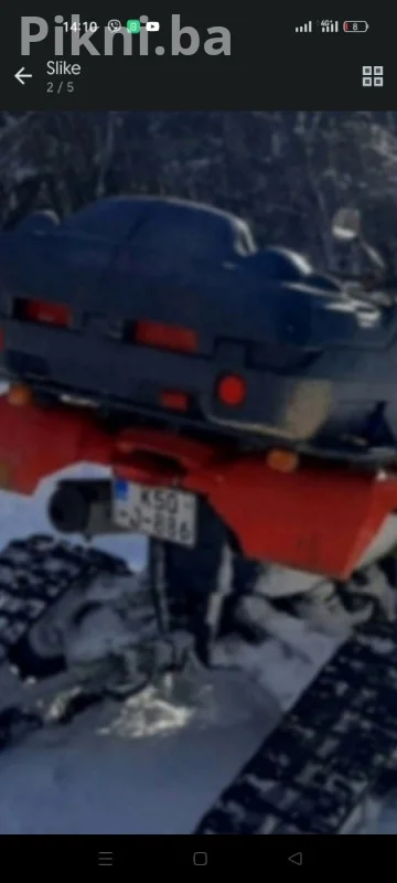 Quad atv artic cat pale