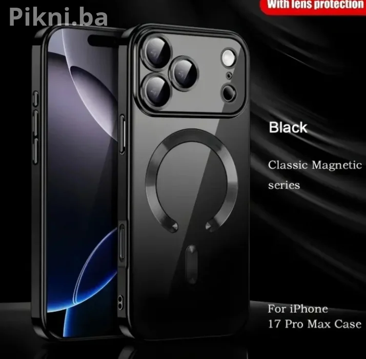 Luxury MagSafe Maska za iPhone 17 Pro Max + Zaštita Kamera