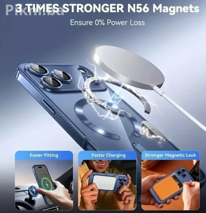 Luxury MagSafe Maska za iPhone 17 Pro Max + Zaštita Kamera