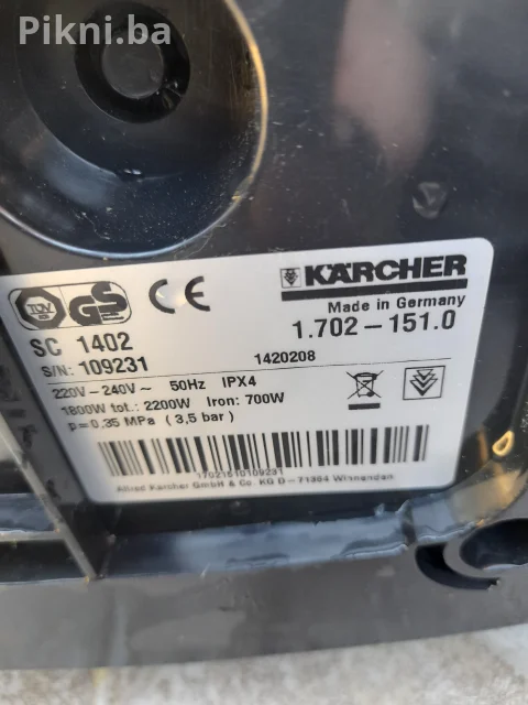 🟡 KÄRCHER SC 1402 – PARNI ČISTAČ KARCHER PAROĆISTAČ