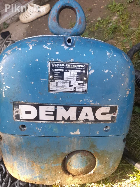 ⚙️ DEMAG ELEKTRIČNA LANČANA DIZALICA – 1000 KG lančara vrbac kran 8