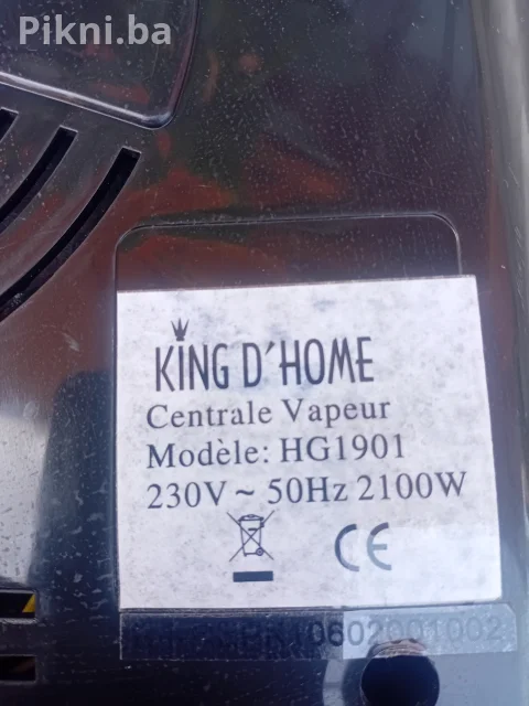 Prodaje se vrhunska profesionalna parna stanica (centrala za paru) King D'Home, model HG1901, snage 2100W. 4