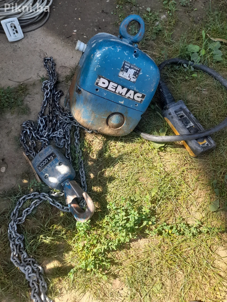 ⚙️ DEMAG ELEKTRIČNA LANČANA DIZALICA – 1000 KG lančara vrbac kran