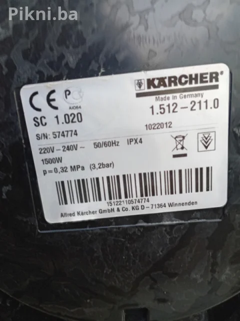 Parni čistač Karcher SC 1.020 SC2 (1500W) - Ispravan 3
