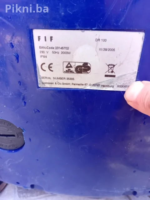 Parni čistač FIF DR 100 2000W - Ispravan paročistač