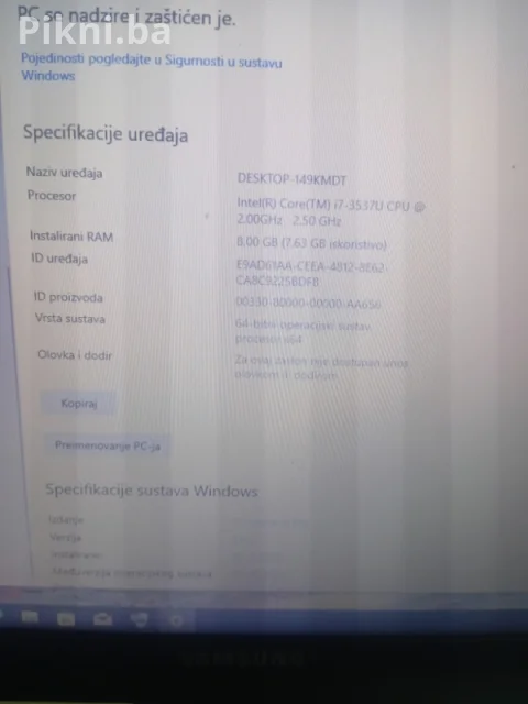 Samsung Premium Ultrabook i7 / 8GB RAM / Baterija 8+ sati 3