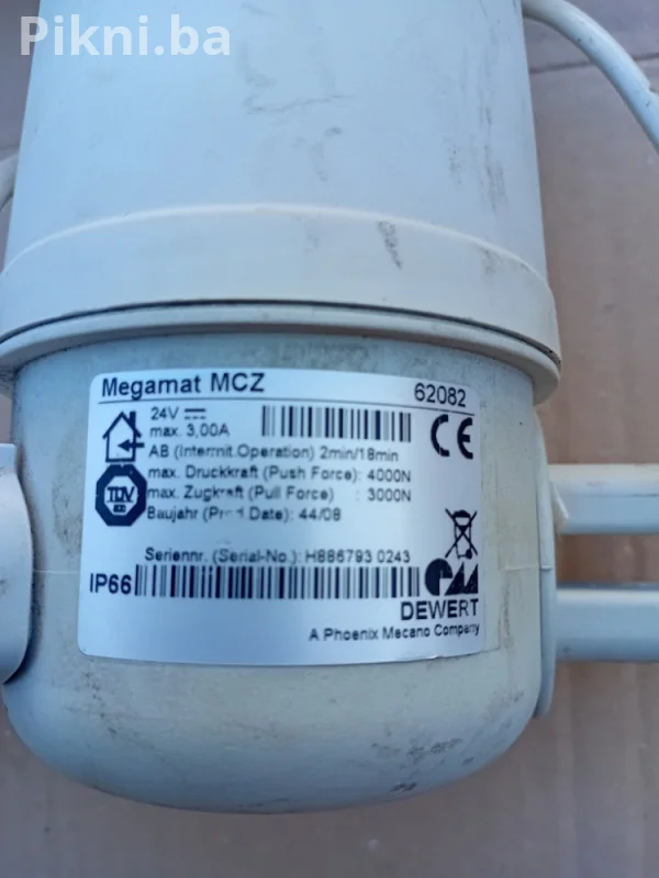 Dewert Megamat MCZ elektromotori (aktuatori) i transformator